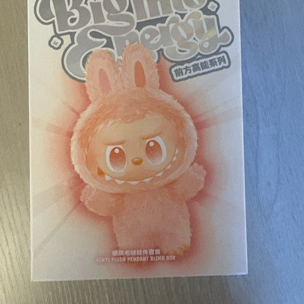 Authentic Big Into Energy Bunny Labubu new with box